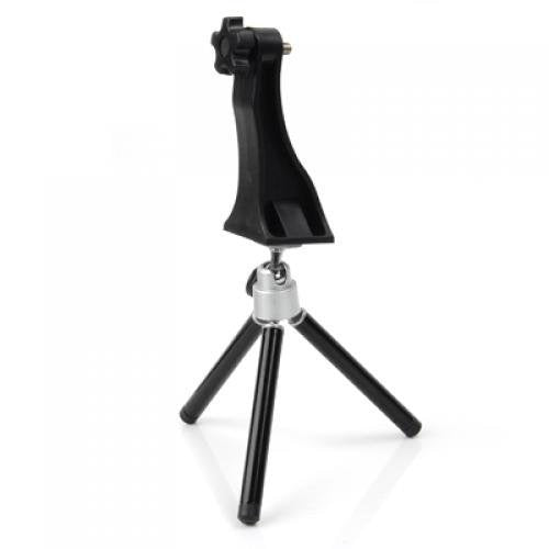 xtivo Universal Binocular Tripod Adapter Mount, Standard 1/4 Inch Metal L-Shape Bracket for Binoculars & Telescopes, Stable Camera Tripod Adapter for Bird Watching, Stargazing, Hunting & Photography - Black