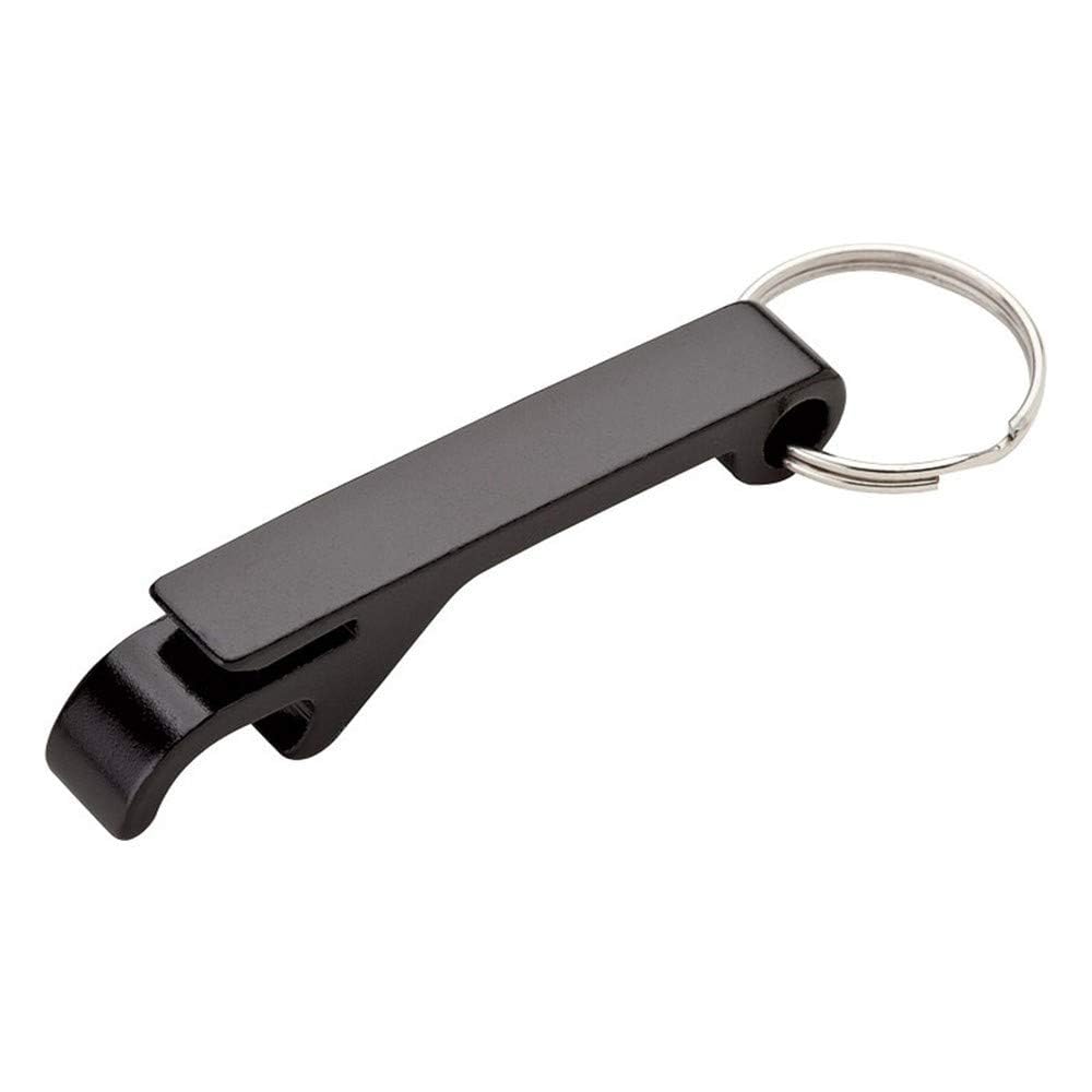 XTIVO Bottle Opener Keychain, Heavy Duty Metal, Matte Black Finish