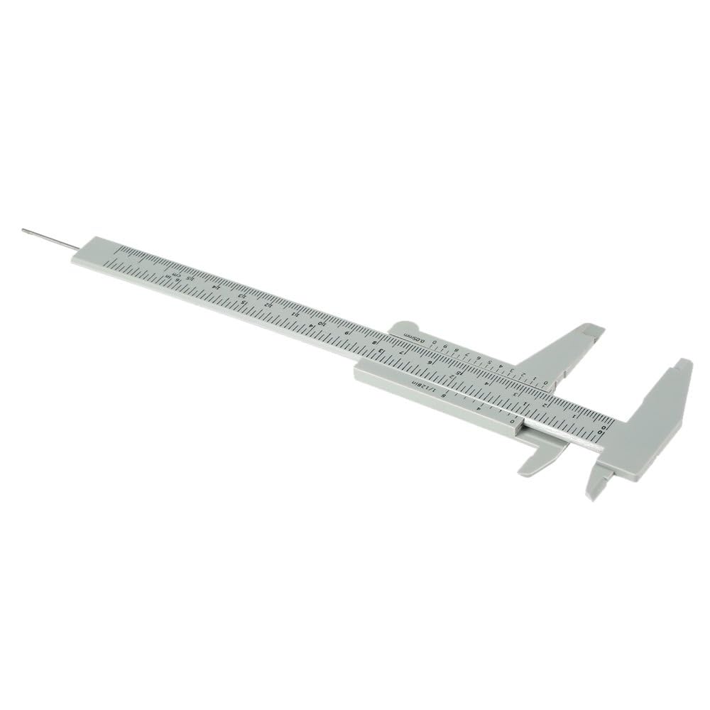 XTIVO Eyebrow Measuring Caliper Tool for Perfect Shape | Microblading Brow Mapping Ruler | Adjustable Double Scale Eyebrow Shaping Tool for Salon & Home Use (Pack of 1)