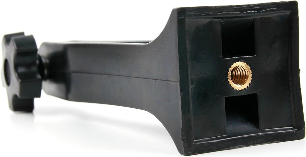 xtivo Universal Binocular Tripod Adapter Mount, Standard 1/4 Inch Metal L-Shape Bracket for Binoculars & Telescopes, Stable Camera Tripod Adapter for Bird Watching, Stargazing, Hunting & Photography - Black