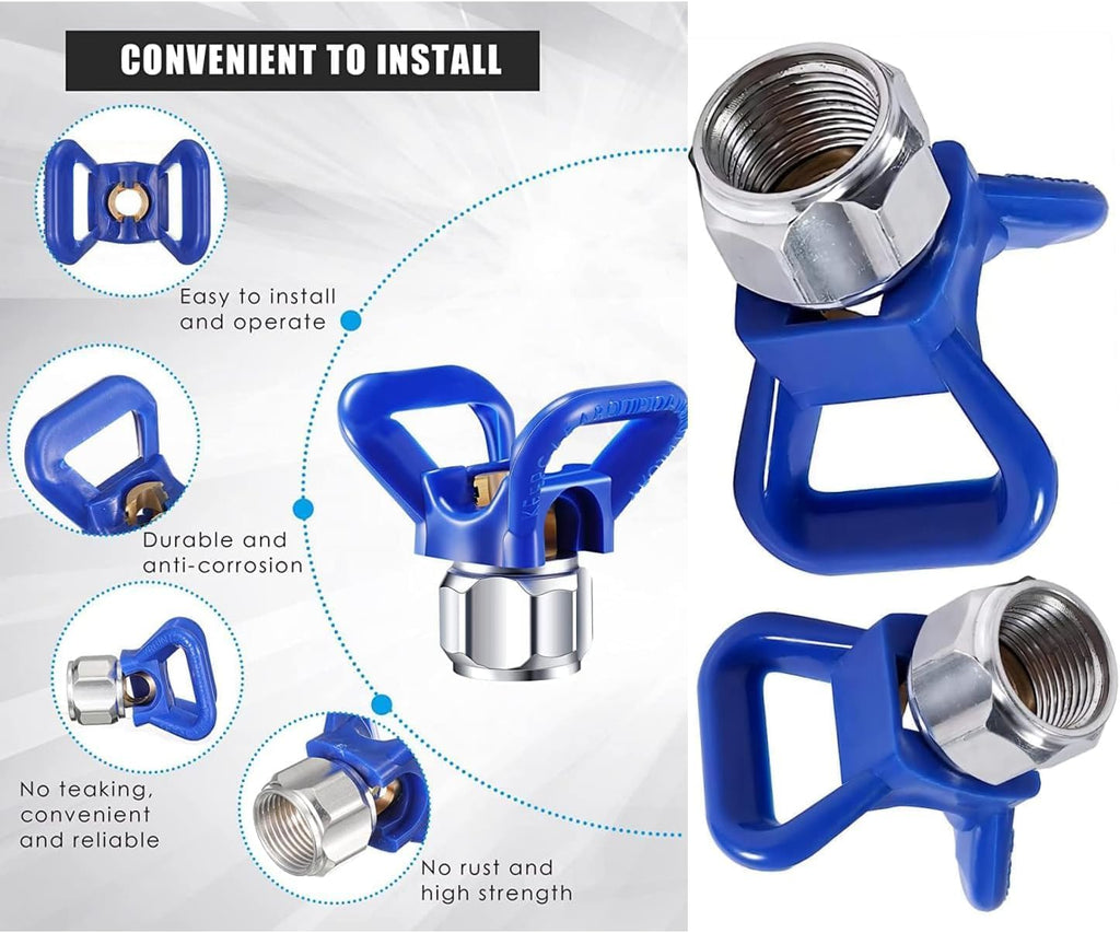XTIVO Airless Paint Spray Tip Guard for Airless Paint Sprayer Machine | Compatible with Graco Paint Sprayer & Graco Spray Gun | Durable Airless Sprayer Nozzle Holder for Best Airless Paint Spray Performance