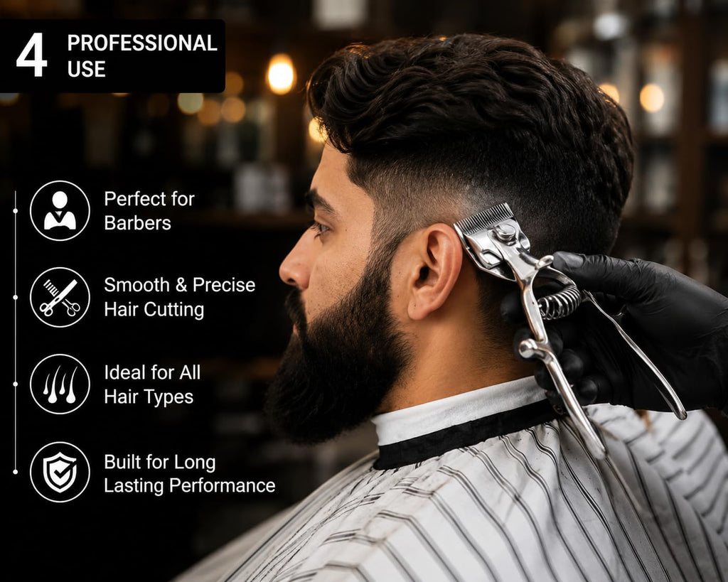 Manual Hair Clipper Metal Hand Operated Hair Cutting Machine for Men, Women